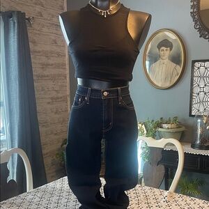 Levi's Women's Black Straight Leg Jeans